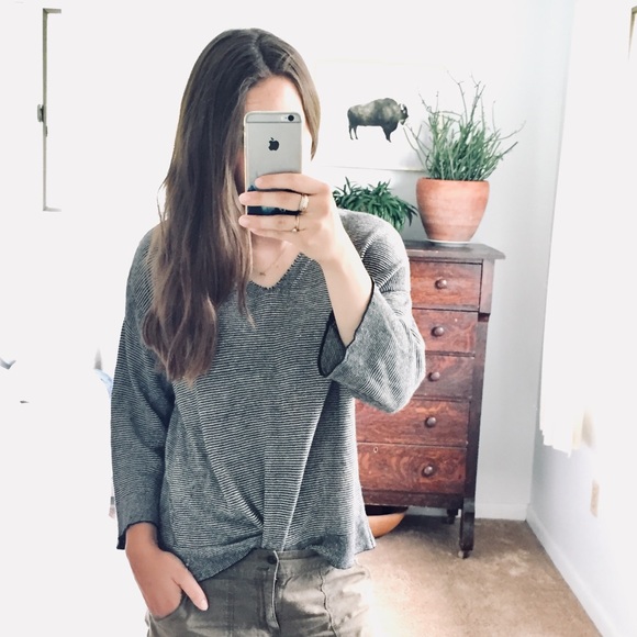 Eileen Fisher Tops - Eileen Fisher linen striped top